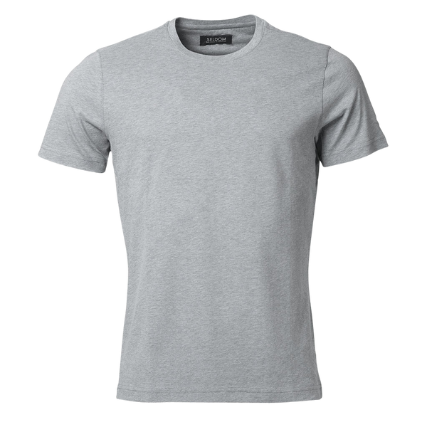 Premium Pima Cotton Shirt made in Europe - hellgrau melange