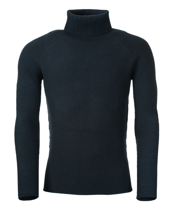 Herren Merino Rolli schwarz-marine