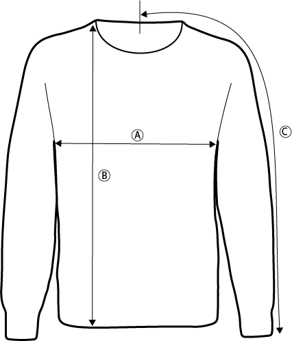 Size graphic for Tjorven