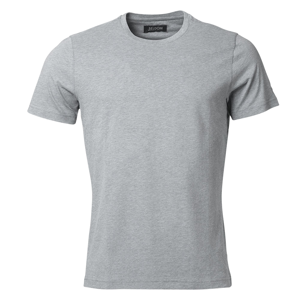 Premium Pima Cotton Shirt made in Europe - hellgrau melange