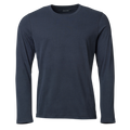 Premium Pima Cotton Longsleeve Shirt made in Europe - navy