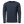 Laden Sie das Bild in den Galerie-Viewer, blauer Wollpullover mit kleinem Rollkregen, Rippen Bündchen am Saum und Rollkanten am Ärmel
